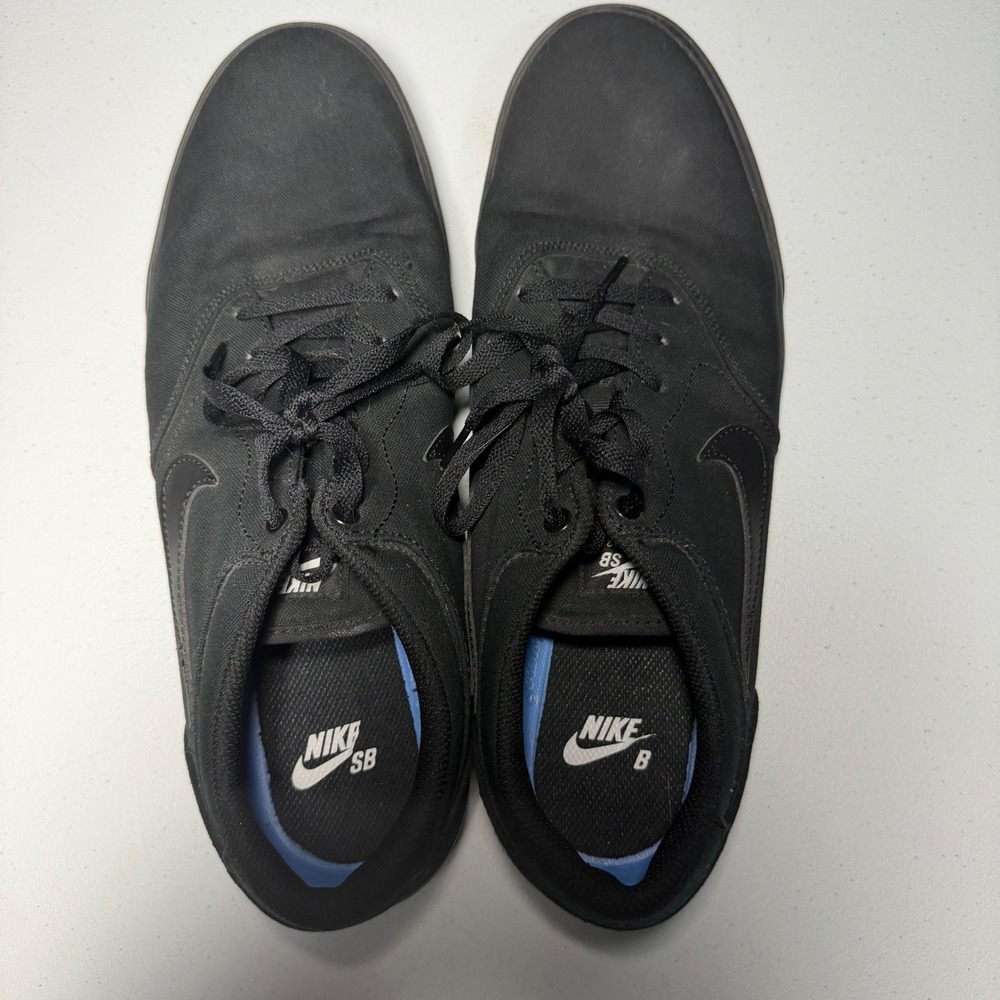 Nike SB Skate Shoes Black Canvas Lace Up Men Size 14 DM3494‎ 002 - Picture 4 of 11